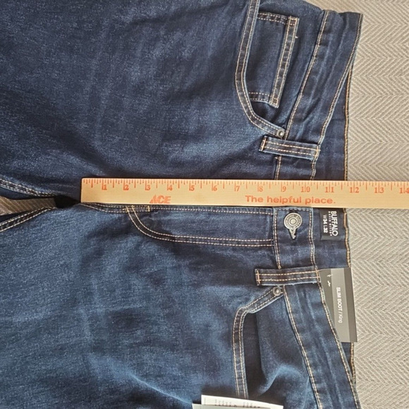 Buffalo By David Bitton Men's Size W34 L32 Slim Boot King Stretch Fit Jeans NWT - Picture 5 of 15
